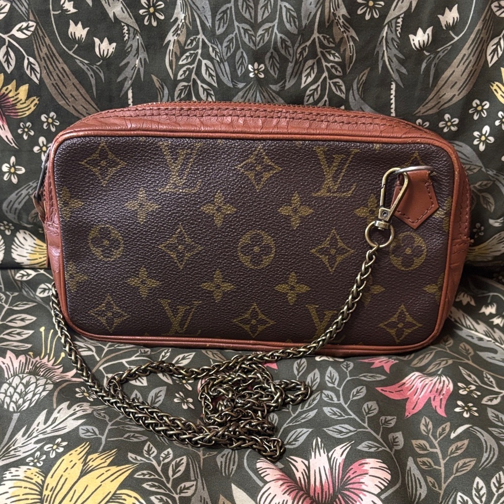Louis Vuitton Brown Monogram Chain Bag